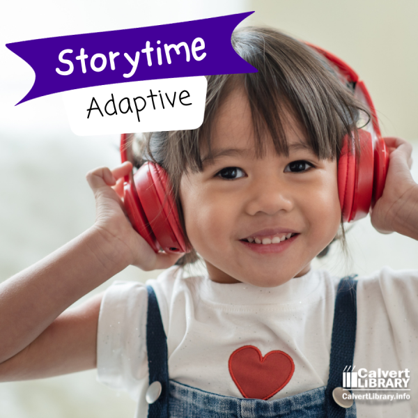 Storytime Adaptive image of child with headphones at Storytime